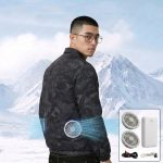 夏季防暑降温空调服男款工作服带风扇衣服充电工地风扇衣空调服