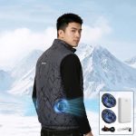 夏季清凉工装空调服带风扇建筑汽修工作服防晒反光条